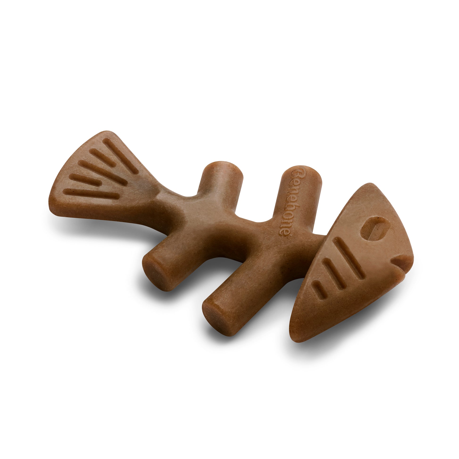 Benebone Fishbone Dog Chew Toy Salmon X-Large 810054210320