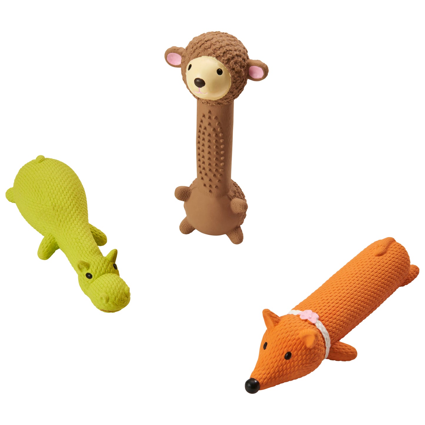 Spot Latex Friends Dog Toy Assorted Color 9 in 077234548677