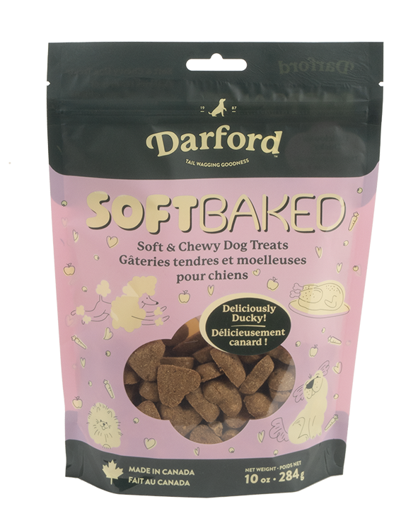 Darford Soft Baked Dog Treats Deliciously Ducky 10 oz 064863034022