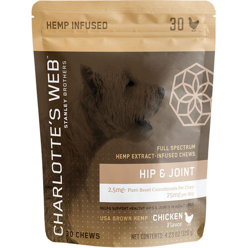Charlotte’s Web Dog Hip & Joint Chews 30 Count
