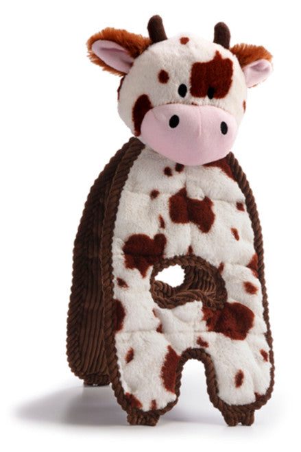 Charming Pet Products Cuddle Tug Cozy Cow Dog Toy 1ea