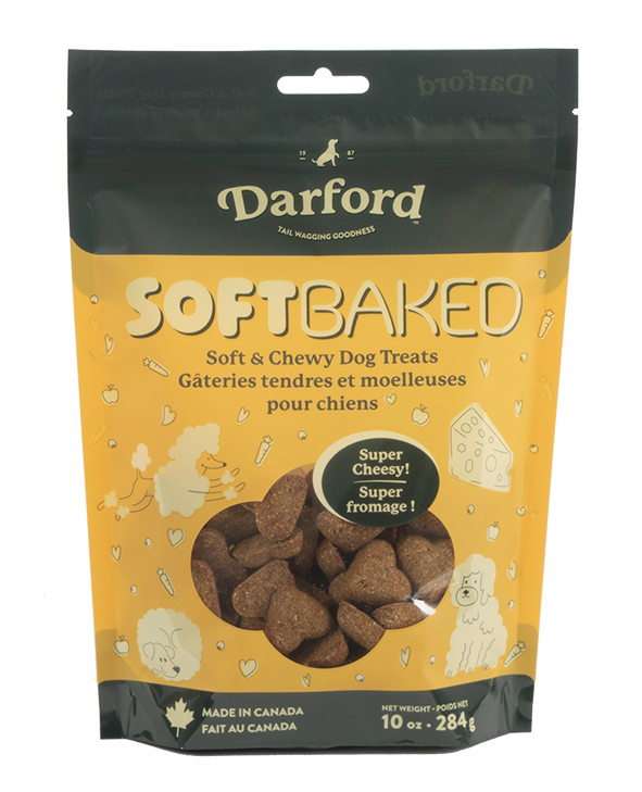 Darford Soft Baked Dog Treats Super Cheesy 10 oz 064863034039