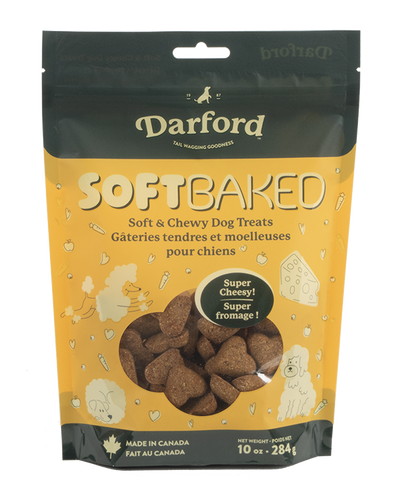 Darford Soft Baked Dog Treats Super Cheesy 10 oz 064863034039