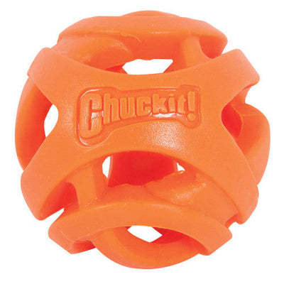 Chuckit! Breathe Right Dog Toy Fetch Ball Orange MD