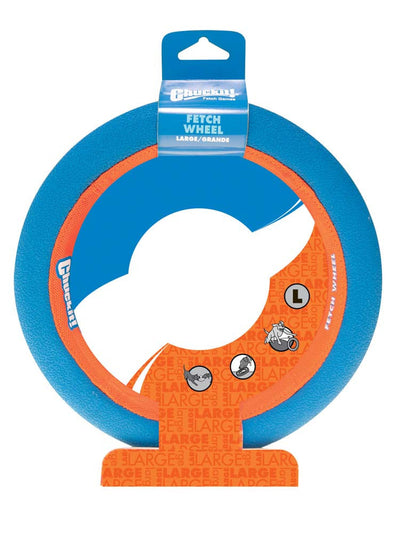 Chuckit! Fetch Wheel Dog Toy Blue/Orange LG