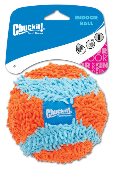 Chuckit! Indoor Ball Dog Toy Blue/Orange MD