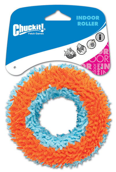 Chuckit! Indoor Roller Dog Toy Blue/Orange MD