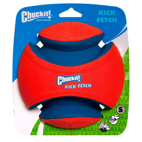 Chuckit! Kick Fetch Ball Dog Toy Blue/Orange SM