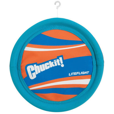 Chuckit! Lite Flight Disc Dog Toy Blue Orange Large