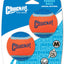 Chuckit! Tennis Ball Dog Toy Shrink Sleeve Blue/Orange MD 2pk