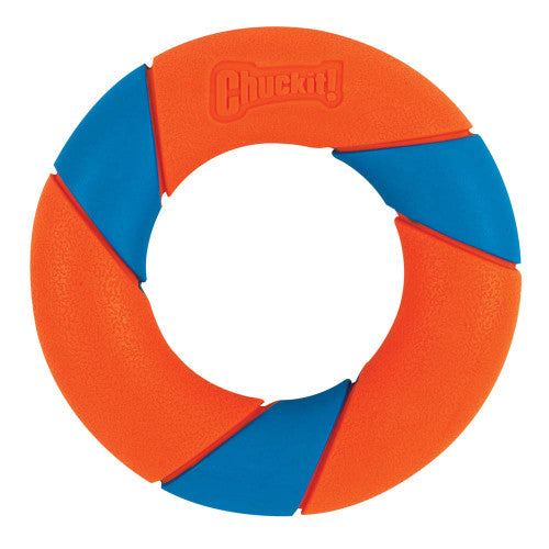Chuckit! Ultra Ring Dog Toy Blue Orange One Size