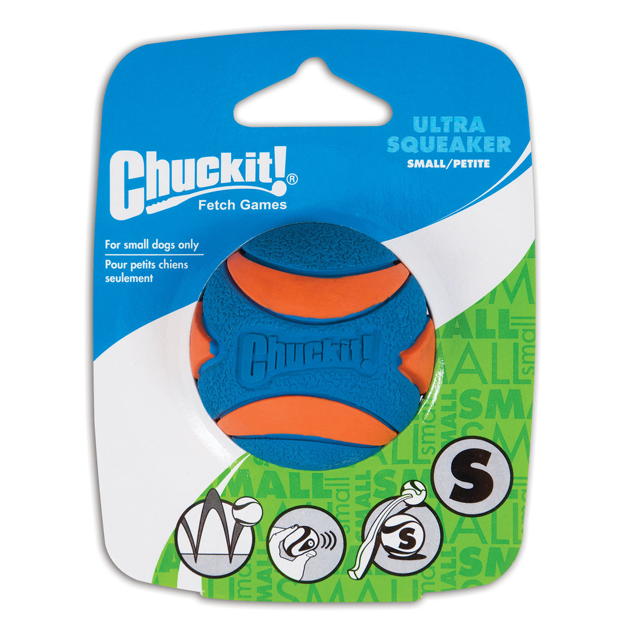 Chuckit! Ultra Squeaker Ball Dog Toy SM
