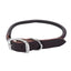 Circle T Latigo Leather Round Dog Collar Brown 1 in x 22 in