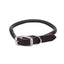 Circle T Latigo Leather Round Dog Collar Brown 3/4 in x 18