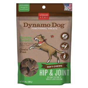 Cloud Star Dynamo Dog Functional Treats: Hip & Joint - Chicken 14 oz. {L+1x} 938095{R} 693804201324