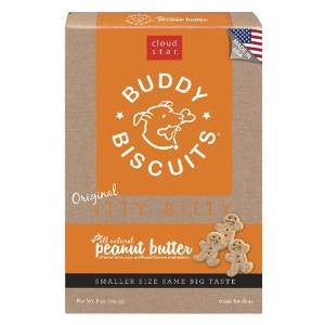 Cloud Star Itty Bitty Biscuits Peanut Butter 8 oz. {L + 1} 938059 - Dog
