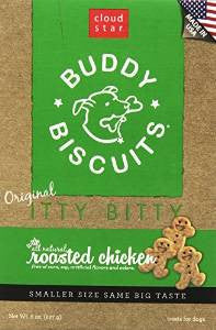 Cloud Star Itty Bitty Buddy Biscuits Roasted Chicken 8 oz. {L + 1} 938057 - Dog