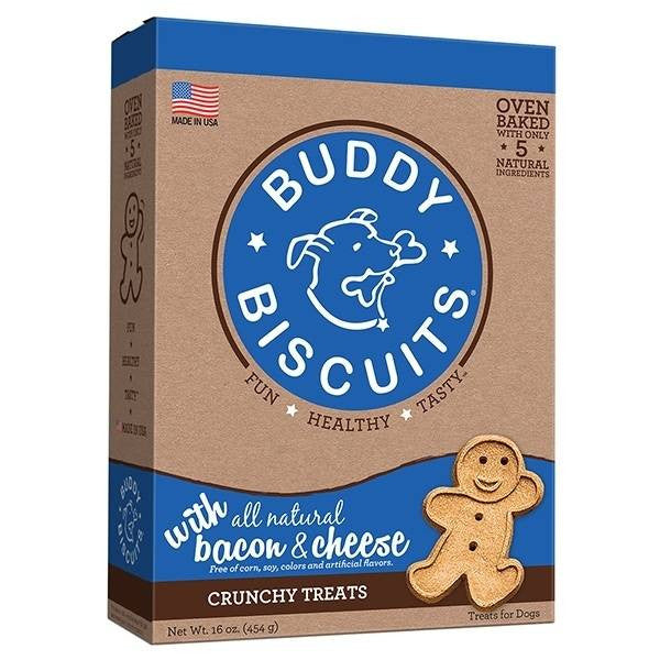 Cloud Star Original Buddy Biscuits Bacon & Cheese 16 oz. {L+1x} 938026 693804122001
