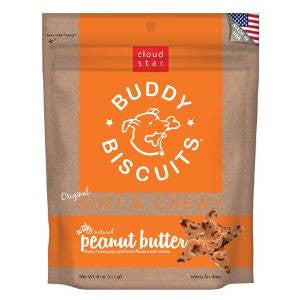 Cloud Star Soft & Chewy Buddy Biscuits Peanut Butter 6 oz. {L + 1x} 938073 - Dog