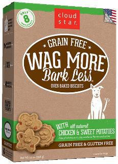 Cloud Star Wag More Bark Less Oven Baked Dog Treats Chicken & Sweet Potatoes 19lb {L-1x} 938157 693804783035