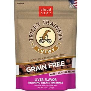 Cloudstar Dog Tricky Trainer Grain Free Chewy Liver 12oz {L + x}