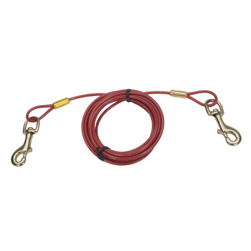Coastal 10’ Heavy Tie Out Cable Up to 80 Lbs. {L + 1} 769101 - Dog