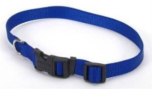 Coastal Pet ProduCats Tuff Buckle Adjustable Nylon Large Dog Collar Blue 1" X 14-20"-{L+2} 076484697029