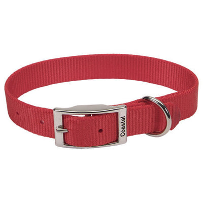 Coastal Pet Products Standard Nylon Large Dog Collar Red 1’ X 18’ - {L + 2}