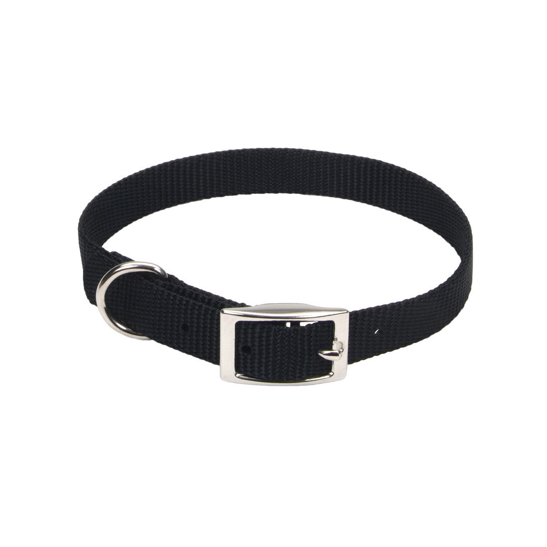 Coastal Pet Products Standard Nylon Small And Medium Dog Collar Black 5/8" X 14"-{L+b} 076484034404