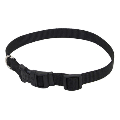 Coastal Pet Products Tuff Buckle Adjustable Nylon Large Dog Collar Black 1" X 18-26"-{L+2} 076484048005