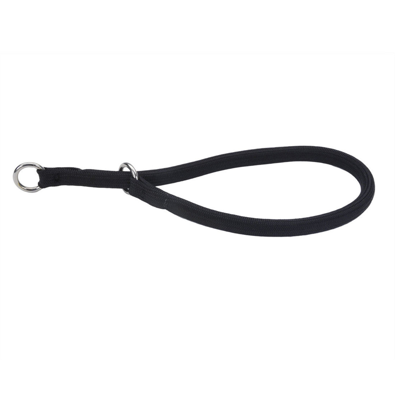 Coastal Round Nylon Training Dog Collar Black 3/8 in x 16 in (DD)