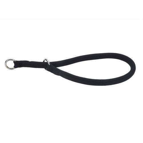 Coastal Round Nylon Training Dog Collar Black 3/8 in x 20