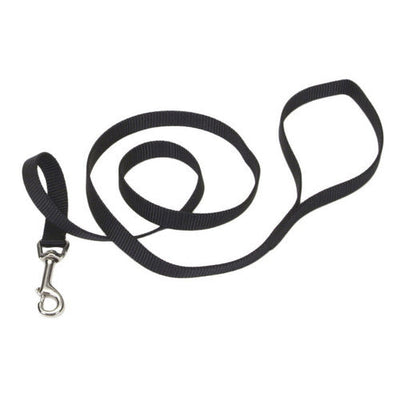 Coastal Single - Ply Nylon Dog Leash Black 5/8 in x 6 ft