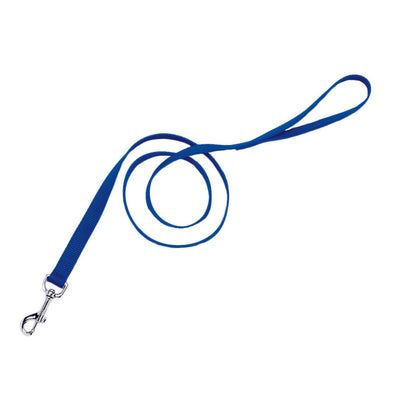 Coastal Single-Ply Nylon Dog Leash Blue 1 in x 4 ft