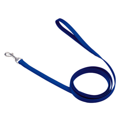 Coastal Single-Ply Nylon Dog Leash Blue 5/8 in x 4 ft