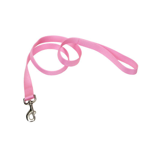 Coastal Single - Ply Nylon Leash 1 X 6Ft Bright Pink {L + 2} - Dog