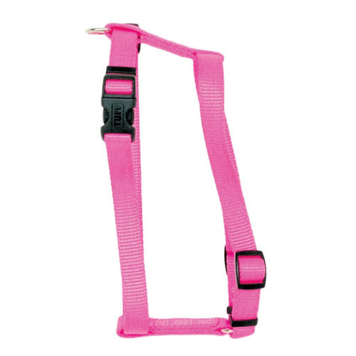 Coastal Standard Adjustable Nylon Dog Harness Neon Pink SM 5/8in X 14 - 24in
