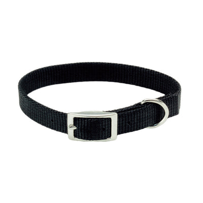 Coastal Style 301 3/8" x 12" Nylon Web Collar Black {L+b}764010 076484008405