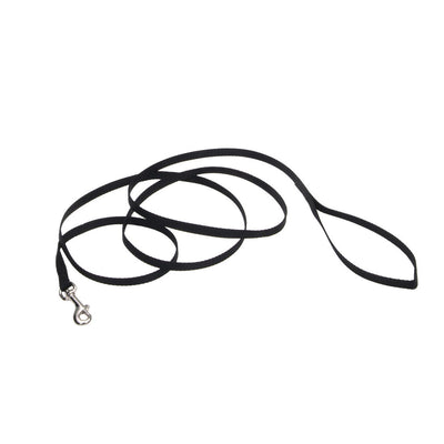 Coastal Style 306 3/8" x 6' Nylon Web Training Lead Black {L+b}764220 076484009808