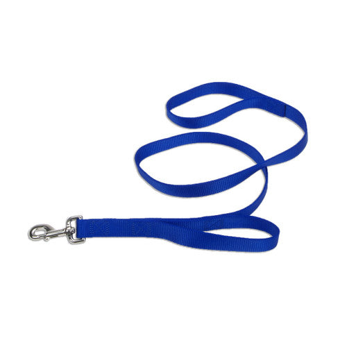 Coastal Style 906H 1’ x 6’ Heavy Weight Nylon Training Lead with Handle Blue {L + b}764481 - Dog