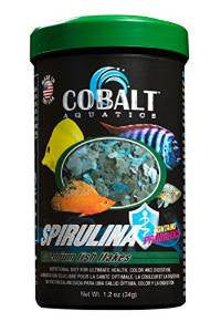 Cobalt Spirulina Fish Flake 1.2z {L+b}478235 847852005001