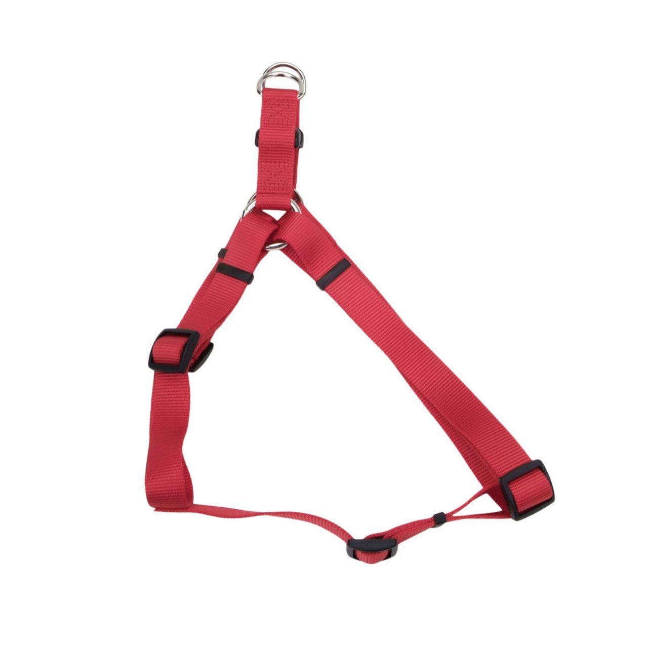 Comfort Wrap Adjustable Nylon Dog Harness Red MD 3/4in X 20-30in