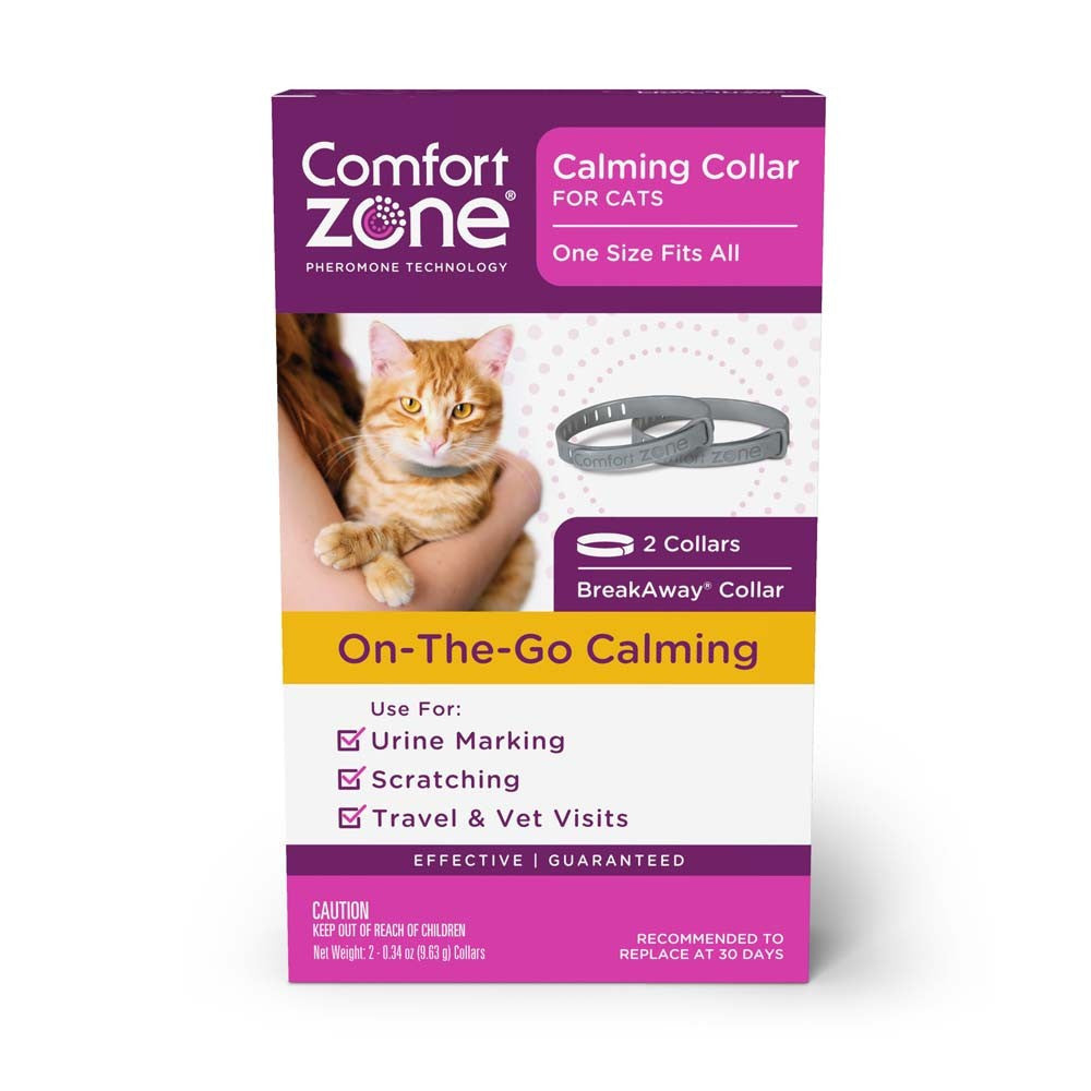 Comfort Zone Calming Collar for Cats 2pk 039079003193