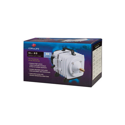 Coralife SL - 65 Super Luft Air Pump White - Aquarium