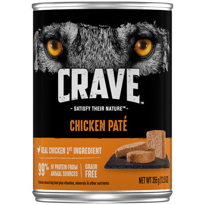 Crave Chicken Pate Canned Dog Food 12ea/12.5oz