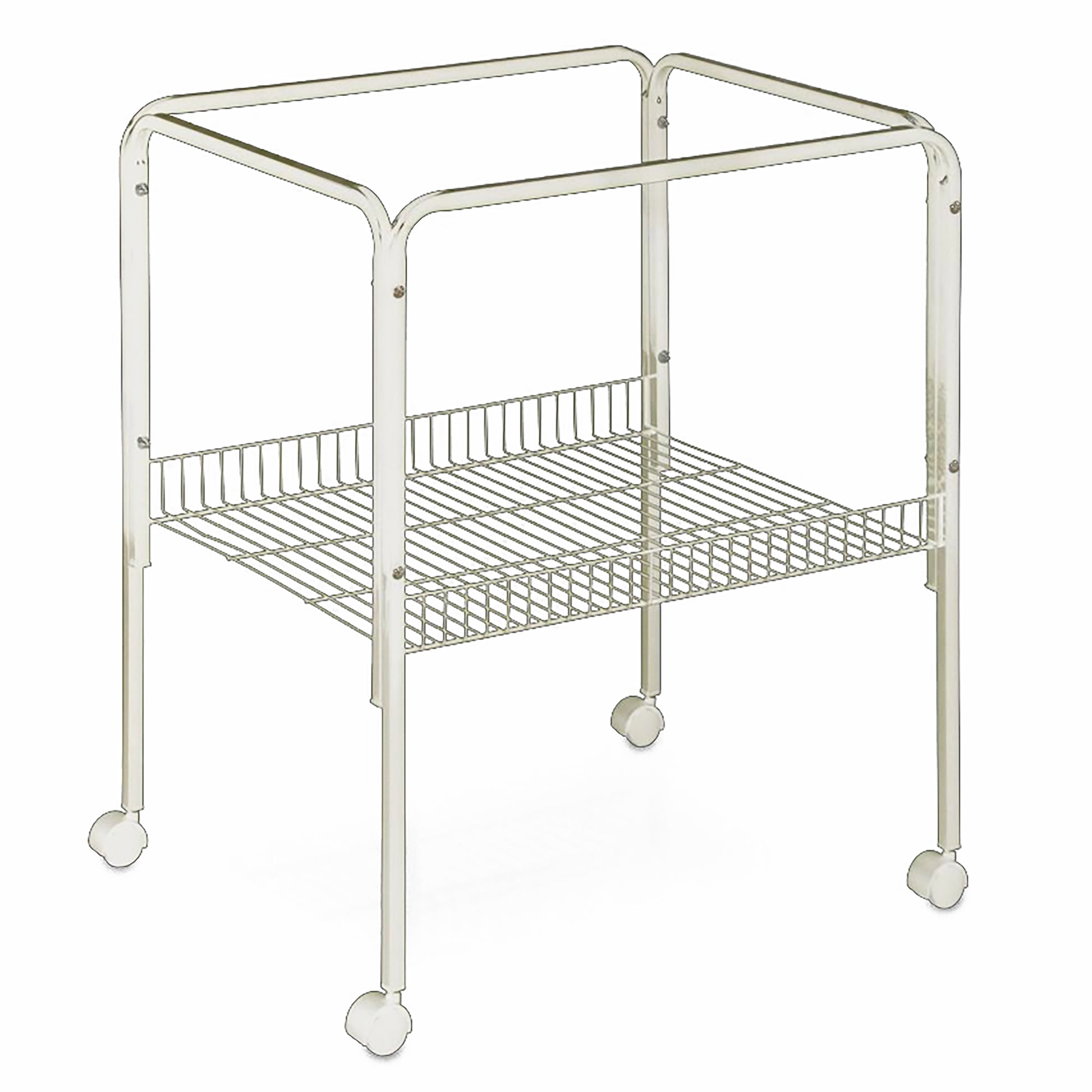 A & E Cages Universal Stand White 2ea/2 pk 644472010879