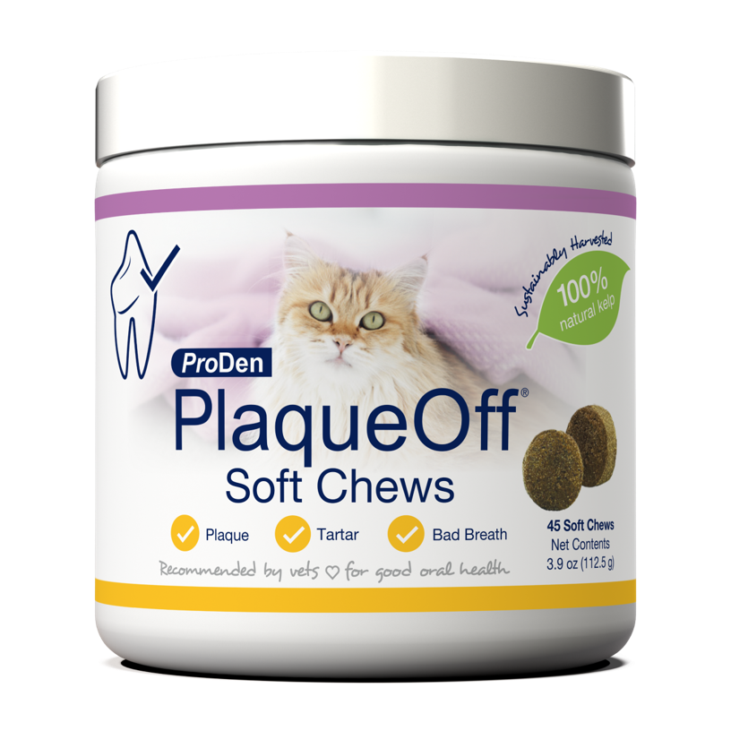 NaturVet Proden PlaqueOff Soft Chews for Cats 45 ct 797801604802