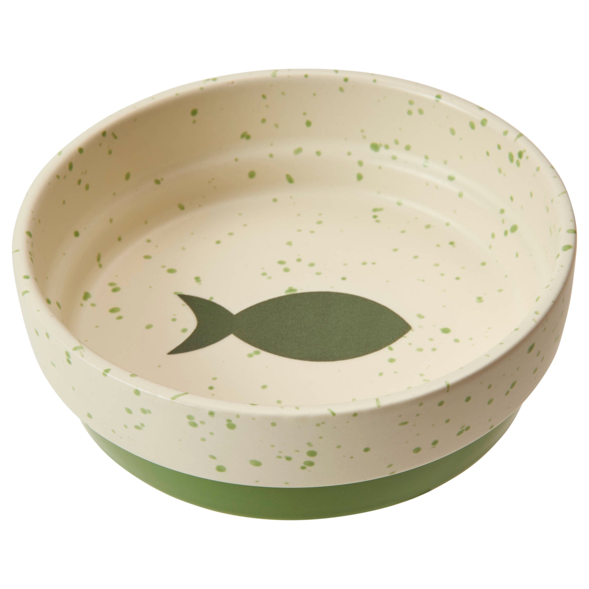 Spot Sedona Cat Dish Spruce Green 5 in 077234586129