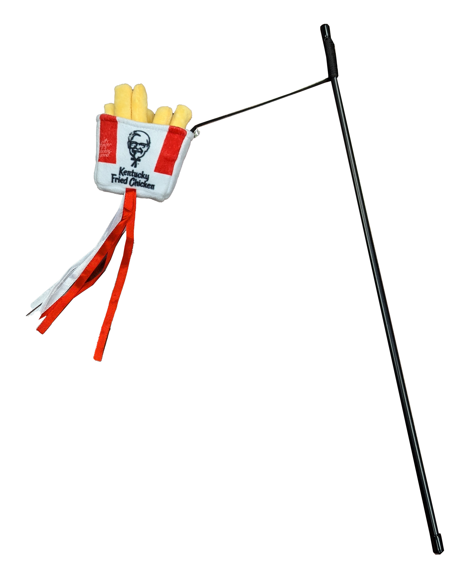 Spot Kentucky Fried Chicken Fries Wand w/ Catnip Cat Toy 18 in 077234332184