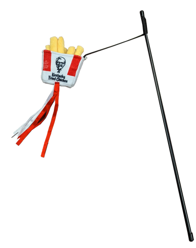 Spot Kentucky Fried Chicken Fries Wand w/ Catnip Cat Toy 18 in 077234332184